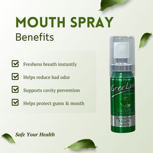 Spray buccal aux herbes de qualité supérieure, fraîcheur menthe fraîche, haleine fraîche instantanée, formule rafraîchissante douce, soin buccal quotidien portable - Product Image 5
