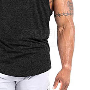 Ropa Deportiva, Camiseta Deportiva Informal para Hombre, Transpirable, de Punto, de Secado Rápido, 100% Algodón, de Alta Calidad, SUFI APPAREL SA-ST-9009 - Product Image 5