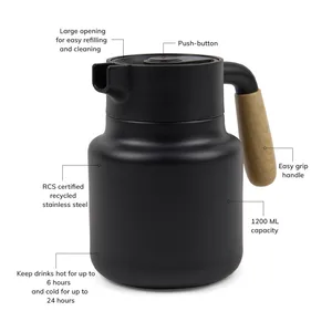 ชุดเสิร์ฟเครื่องดื่มแบบรักษาอุณหภูมิ VINGA Arbe Thermal Carafe พร้อมเทคโนโลยี RCS - Product Image 5