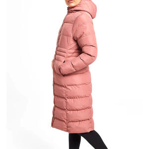 Haute qualité grande taille coupe-vent longues vestes bouffantes/hiver mode femmes longue personnalisée respirant bouffant varsité veste - Product Image 1