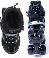 Patins à roulettes pour enfants, patins à roulettes à double rangée pour débutants, utilisation sûre en extérieur et en intérieur, roues en PU, tailles réglables