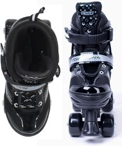 Patins à roulettes pour enfants, patins à roulettes à double rangée pour débutants, chaussures de patinage sûres pour l'extérieur et l'intérieur - Product Image 6