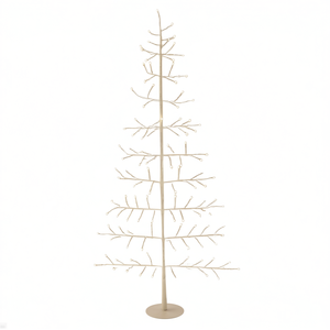 LINDEN 2D 114 MicroLED Blanco Cálido IP44 79939 para Árboles de Navidad, 1 Lámpara (H120 D60 Cm) Árbol de Navidad Blanco - Product Image 3