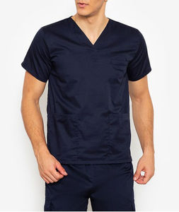 Haute qualité sur mesure manches courtes vêtements de travail soins infirmiers gommage ensembles hôpital médical doux uniforme pour hommes - Product Image 4