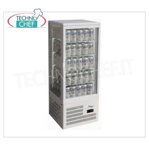 Refrigerador de Bebidas Forcar G-TCBD98 de Una Puerta y 98 Litros para Uso en Hoteles, Temperatura Constante, Ventilado, Clase C +4/+8C - Product Image 2
