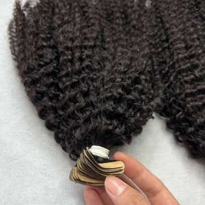 La plus haute qualité Kinky Curly 100% Perruques de cheveux humains vietnamiens en vrac 100 grammes longue durée Double dessiné par le fournisseur Cloudyhair - Product Image 1