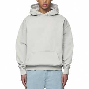 Sudaderas con capucha en blanco personalizadas, sudaderas con capucha de Terry francés de peso pesado, fabricante de sudaderas con capucha de serigrafía - Product Image 2