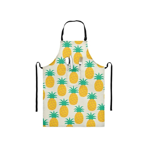 Delantal ajustable de lino y algodón puro de la mejor calidad, delantal de cocina de lujo moderno con logotipo - Product Image 4