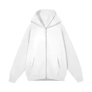 Men's Women's PVD Y2K Zip Hoodie Jacket Casual <b>Cardigan</b> in Solid Pattern Streetwear Hip-Hop Style for Spring Fashion - Product Image 4