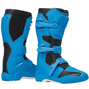 Meilleur prix Chaussures de moto sportives en cuir imperméables et respirantes pour la course en été, en hiver, en automne, au printemps, pour le motocross - Product Image 4