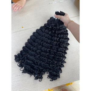 Meilleure vente Vierge Vietnamien Remy cheveux pour les femmes noires Loose Deep Wave to Straight Natural Black Hair Weaving Extensions - Product Image 5