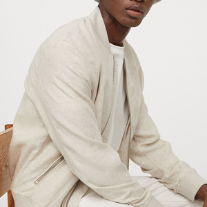 Chaqueta de bombardero informal más vendida de alta calidad con cuello levantado Color brillante Chaqueta de bombardero de estilo callejero excelente para hombres - Product Image 4