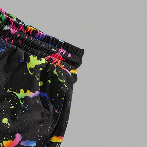 Conjuntos Casuales de Dos Piezas para Hombre ARTIST INDUSTRY de Alta Calidad, Camisetas de Manga Corta y Pantalones Cortos, 100% Algodón Terry Transpirable para Verano - Product Image 2