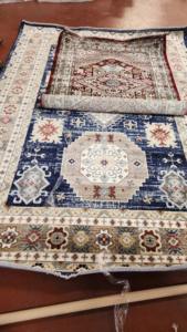 Tapis turc Adiva oriental en stock, tissé en jacquard, en polypropylène, pour usage domestique, résistant aux taches - Pas cher - Product Image 5
