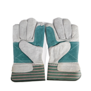 Customized Heat Resistant Acidproof Genuine <b>Leather</b> Safety Gloves with <b>Needle</b> Detection Seamless Fusing OEM Service for Men 2026 - Product Image 1