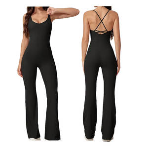 Ropa Deportiva de Cintura Alta Personalizada 2026 para Mujer, Body Deportivo de Una Pieza con Diseño sin Espalda, Secado Rápido y Transpirable, Ajuste Ceñido - Product Image 3