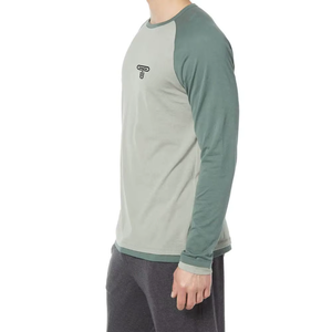 Factory Oem, camisetas de manga larga para hombre, ropa de calle con cuello redondo, camiseta de manga larga completa gráfica, camiseta de Fitness con cuello de tornillo - Product Image 4