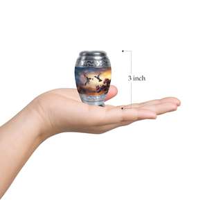 Urne colibri pour cendres Urne décorative élégante pour la crémation du souvenir humain pour adultes Urnes funéraires Mémoriaux parfaits - Product Image 4