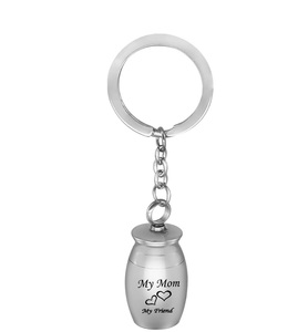 Maman ma famille mon ami urnes pour cendres acier inoxydable mémorial souvenir crémation porte-clés bijoux tante taille personnalisée - Product Image 5