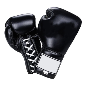 2025 couleur noire avec propre logo Faites votre propre conception unique Gants de boxe personnalisés en cuir de vachette véritable PAR AMAZING INDUSTRIES - Product Image 1