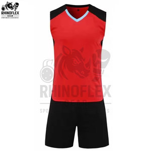 ชุดวอลเลย์บอลคุณภาพดีเยี่ยม แบบยูนิเซ็กซ์ ผลิตจากโพลีเอสเตอร์ 100% ขายส่งราคาถูก รับสั่งทำแบบซับลิเมชั่น - Product Image 6