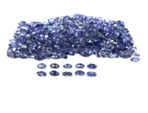Piedra Preciosa Suelta de Tanzanita Natural Certificada por IGI, Corte Marquesa, Alta Calidad, 2-4 MM, Azul, 5 CT, para Joyería, GEMWORLDJAIPUR - Product Image 2