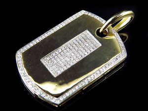 Style Hip Hop Personnalisé S925 Argent Rectangle Forme Moissanite Diamant Glacé Personnalisé Pendentif Bijoux Pour Hommes - Product Image 4