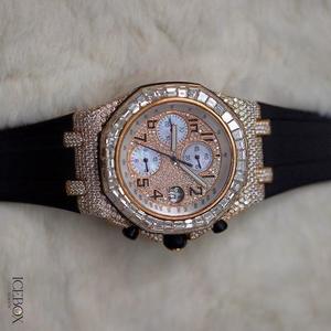 Montre moissanite de haute qualité montres de bus mouvement automatique montres de designer en acier inoxydable - Product Image 2