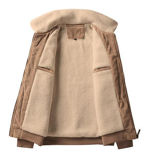 M-5XL tendance automne/hiver nouveau Logo personnalisé épaissi chaud extérieur moto grande taille hommes veste décontractée - Product Image 2