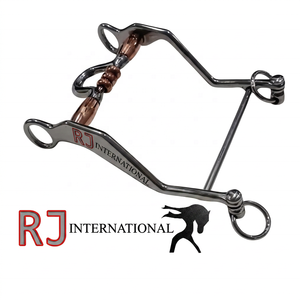 Nouveaux bridons espagnols baroques en argent allemand / Bridons espagnols en acier / Bridons élégants pour chevaux - Product Image 2