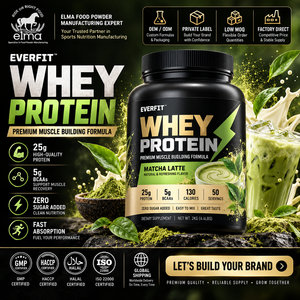 Proveedor de Proteína de Suero de Leche con Sabor a Vainilla de Marca Privada en Malasia, Fabricación OEM de Batidos WPC de Marca Personalizada, Crecimiento Muscular para Adultos, 20-29 g - Product Image 1