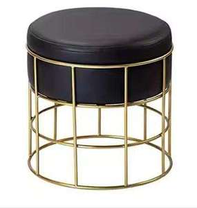 Leather Cover Modern Bar Stool & <b>Chair</b> Steel & Leather <b>Outdoor</b> Workshop School Living Room Hotel Commercial Furniture <b>Chair</b> - Product Image 3