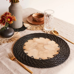 Trending Mother-of-Pearl & Rattan Placemat Top Quality, Perfect for Parties & Home Décor, Available for Wholesale from Vietnam - Product Image 4