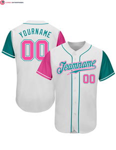 Maillot de baseball pour adulte, séchage rapide, respirant, 100 % polyester, col rond, grandes tailles, uniforme personnalisable imprimé - Product Image 3