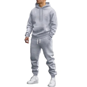ชุดเซ็ตสองชิ้นพิมพ์ลายพรีเมียมสไตล์ใหม่ กันลม กันรังสียูวี เป็นมิตรกับสิ่งแวดล้อม เสื้อฮู้ดดี้และกางเกงขายาว สีพื้น แฟชั่นสำหรับผู้ชาย ผ้าฝ้าย 100% - Product Image 3