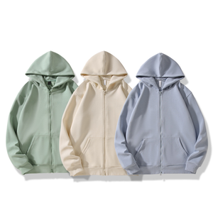 Sudadera con capucha para hombre, Jersey grueso de algodón estampado con logotipo personalizado, holgado, liso, diseño sin cuerdas, método de impresión Digital de invierno - Product Image 5