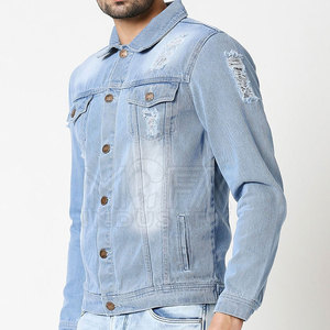 Veste en jean bleu classique de haute qualité pour hommes, design intemporel pour un look décontracté parfait - Product Image 3