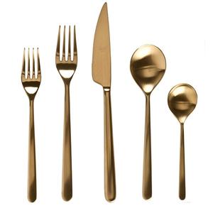 ชุดเครื่องใช้บนโต๊ะอาหารทำจากโลหะเคลือบนิกเกิลพร้อมด้ามจับดีไซน์สำหรับโรงแรมและบาร์เครื่องใช้บนโต๊ะอาหาร - Product Image 3