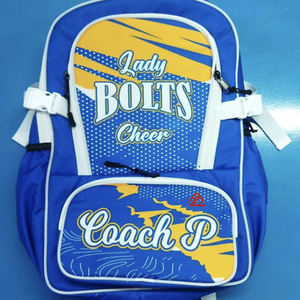 Sac à dos de sport de luxe personnalisé avec logo en sublimation, motif en velours côtelé, pour l'école, les voyages, imperméable, 20-35L, SSTB-0010B - Product Image 3