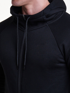 Custom Logo High Quality 3D Puff Printing 100% Cotton Hoodie Heavy Weight Full Zip Up Mens Oversized Hoodies - Product Image 5
