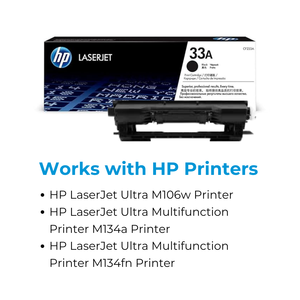 Cartucho de Tóner Original HP CF233A Negro para Impresoras HP Compatible con LaserJet - Product Image 4