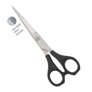 Ciseaux de coiffure légers et confortables à long manche pour droitiers, pour débutants, à pointe arrondie, 32 dents, écologiques - Product Image 5