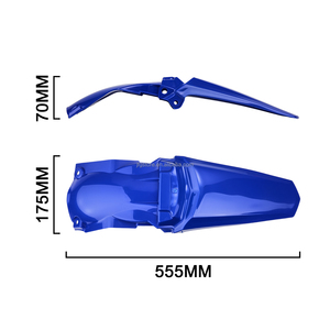 Garde-boue arrière rigide en polypropylène durable JFG pour moto, protection contre les éclaboussures de roue pour Yamaha TTR125 Racing - Product Image 6