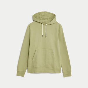 Sweat à capuche pour homme de marque tendance, coupe classique, streetwear hip-hop, pull-over uni à manches longues, thermique, automne-hiver, 100% coton - Product Image 5