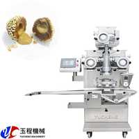 Machine automatique multifonctionnelle haute performance pour la fabrication de boules de dattes, garnie de tahini, en acier inoxydable 304, 220V, commande tactile