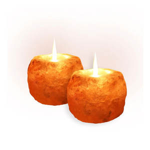 Porte-bougie en sel rose de l'Himalaya naturel de haute qualité, best-seller, artisanal, durable, pour la décoration de la maison et de mariage - Product Image 3