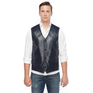 Chaleco de Motocicleta de Lana para Hombre, Casual, Cómodo, Transpirable, Diseño Único, Ropa Exterior de Otoño, Precio al por Mayor - Product Image 1