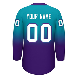 Nuevo diseño personalizado Hockey Jerseys alta calidad transpirable nombre del equipo 100% poliéster Hockey uniformes - Product Image 2