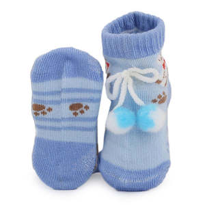 Newborn <b>Booties</b> - Blue - Product Image 2