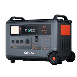 Os cal Power Max 6000 6000W Portable Power Station Pure Sine Wave MPPT <b>Solar</b> Panel Car Flashlight 120240V Dual Voltage - Product Image 3